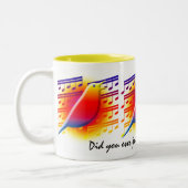 SINGEN SIE, SINGEN SIE, SINGEN SIE ZWEIFARBIGE TASSE (Links)