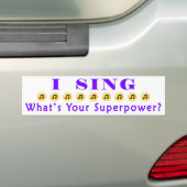 Singen Sie Supermacht-Autoaufkleber Autoaufkleber (Auf Auto)