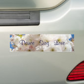 Singen Sie Tanz-Liebe-Autoaufklebern Blüten Autoaufkleber (Auf Auto)