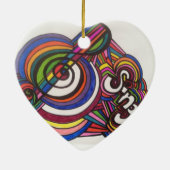 "SINGEN SIE" VERZIERUNG KERAMIKORNAMENT (Hinten)