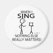 Singen spielt keine Rolle Magnet (Vorne)