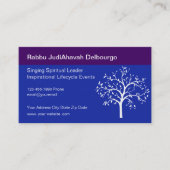Singen spiritueller Leader Business Cards Visitenkarte (Vorderseite)