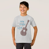 "Singen und Musik machen.." Gitarre T-Shirt (Vorne ganz)