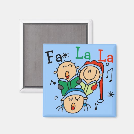 Singen Weihnachtslieder Tshirts und Geschenke Magnet (Vorderseite/Rückseite)