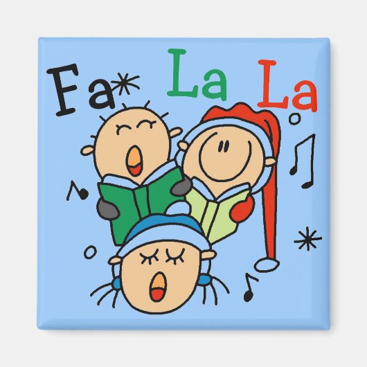 Singen Weihnachtslieder Tshirts und Geschenke Magnet (Vorne)