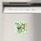 Singen Weihnachtslieder Tshirts und Geschenke Magnet (In Situ (Geschirrspüler))