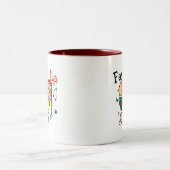 Singen Weihnachtslieder Tshirts und Geschenke Zweifarbige Tasse (Mittel)