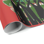 Singen Weihnachtsmusik Carol Sänger Gospel Chor Geschenkpapier (Rolleneckpunkt)