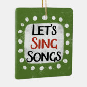 Singen wir Songs Ornament (Rechts)