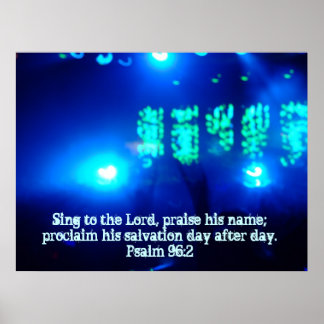 Singen zum Herrn Poster