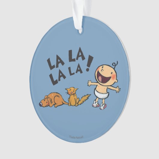 Singenbaby Leslie Patricelli mit Ornament (Vorderseite)