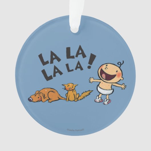 Singenbaby Leslie Patricelli mit Ornament (Vorderseite)