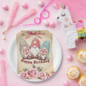 Singender Gnom Geburtstag Pappteller (Party)