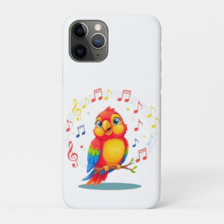 **Singender Papagei – Süße Singende Papagei-Illust Case-Mate iPhone Hülle