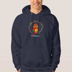 **Singender Papagei – Süße Singende Papagei-Illust Hoodie