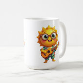 Singender Sonnenschein Kaffeetasse (VorderseiteRechts)