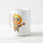 Singender Sonnenschein Kaffeetasse (Vorderseite Links)