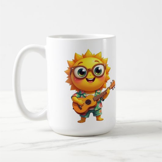 Singender Sonnenschein Kaffeetasse (Links)