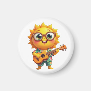 Singender Sonnenschein Magnet