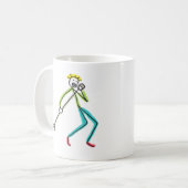 Singender Stockmann Kaffeetasse (Vorderseite Links)