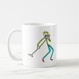 Singender Stockmann Kaffeetasse