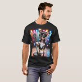Singender Toy Rat Terrier T-Shirt (Vorne ganz)