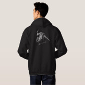 Singender Vogel Hoodie (Schwarz voll)