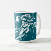 Singender Vogel Kaffeetasse (VorderseiteRechts)