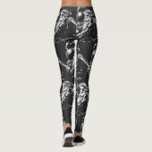 Singender Vogel Leggings (Rückseite)
