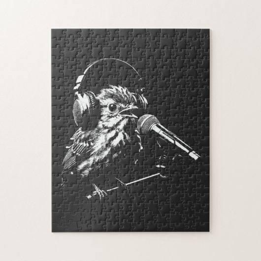 Singender Vogel Puzzle (Vertikal)