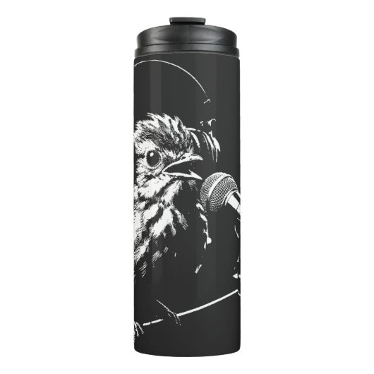 Singender Vogel Thermosbecher (Vorderseite)