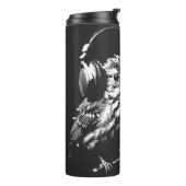Singender Vogel Thermosbecher (Nach links gedreht)