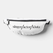 Singer Actor Klutz Bauchtasche (Ablage )