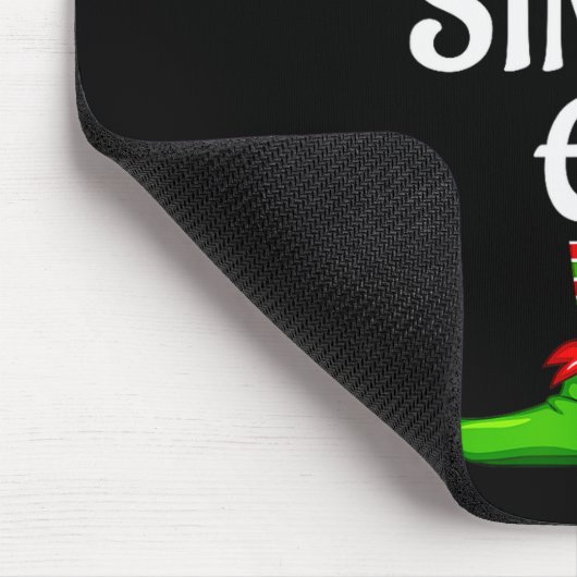 Singer Elf Matching Family Group Christmas Party P Mousepad (Ecke)