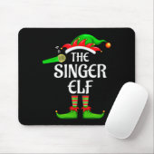 Singer Elf Matching Family Group Christmas Party P Mousepad (Mit Mouse)