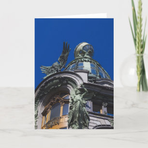 Singer Gebäude, Detail Feiertagskarte