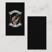 Singer Microphone Fluent Song Texte Karaoke Lover Visitenkarte (Vorne/Hinten)