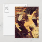 Singer Mondana - Boldini Postkarte (Vorne/Hinten)