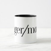 Singer/Mover Coffee Tasse (Zentrum)