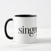 Singer/Mover Coffee Tasse (Links)