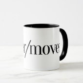 Singer/Mover Coffee Tasse (VorderseiteRechts)
