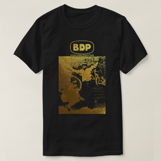 Singer Musician B.D.P.1 Gold T-Shirt (Design vorne)