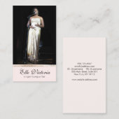 Singer Musician Foto Visitenkarte (Vorne/Hinten)