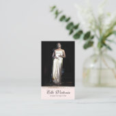 Singer Musician Foto Visitenkarte (Stehend Vorderseite)