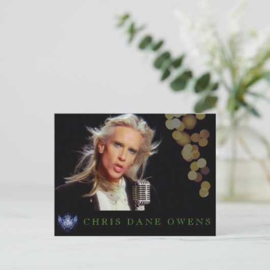 SINGER POSTKARTE (Stehend Vorderseite)