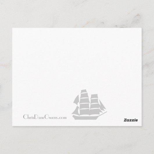 SINGER POSTKARTE (Rückseite)