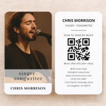 Singer Songwriter QR-Code-Foto