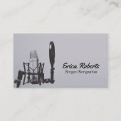 Singer Songwriter Vocalist Voice Teacher Music Visitenkarte (Vorderseite)