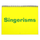 Singerismen Kalender (Titelbild)