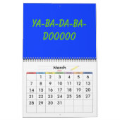 Singerismen Kalender (Mär 2027)